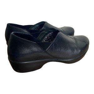 Dansko ARDEN Black Leather Size 42 Woman's Professional Clog